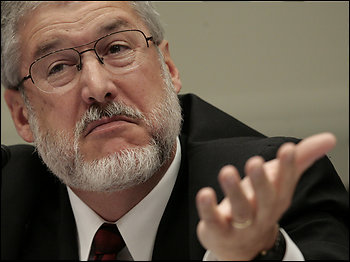 David Addington Testimony Photo David Addington, who helped craft the Bush administration&#39;s interrogation policies, - david-addington-photo