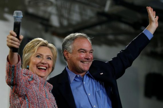 Hillary Clinton Tim Kaine Outside The Beltway