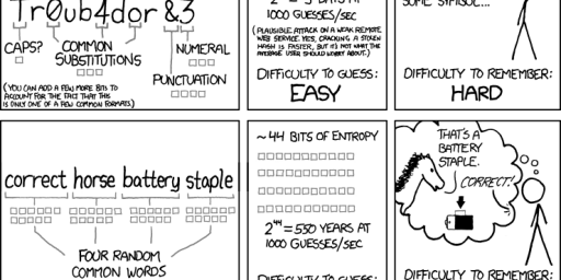 Through 20 years of effort, we've successfully trained everyone to use passwords that are hard for humans to remember but easy for computers to guess