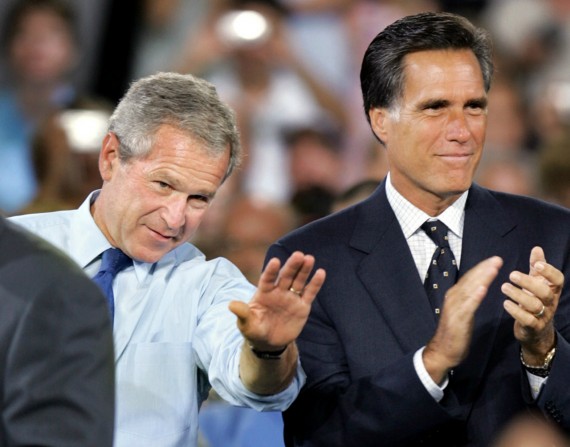 Mitt Romney George W Bush