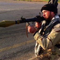 Eric Harroun firing RPG, which is a WMD according to the USG. WTF.