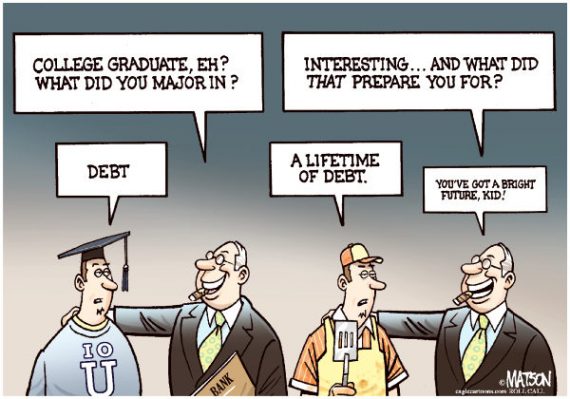 student-loan-debt-cartoon – Outside the Beltway