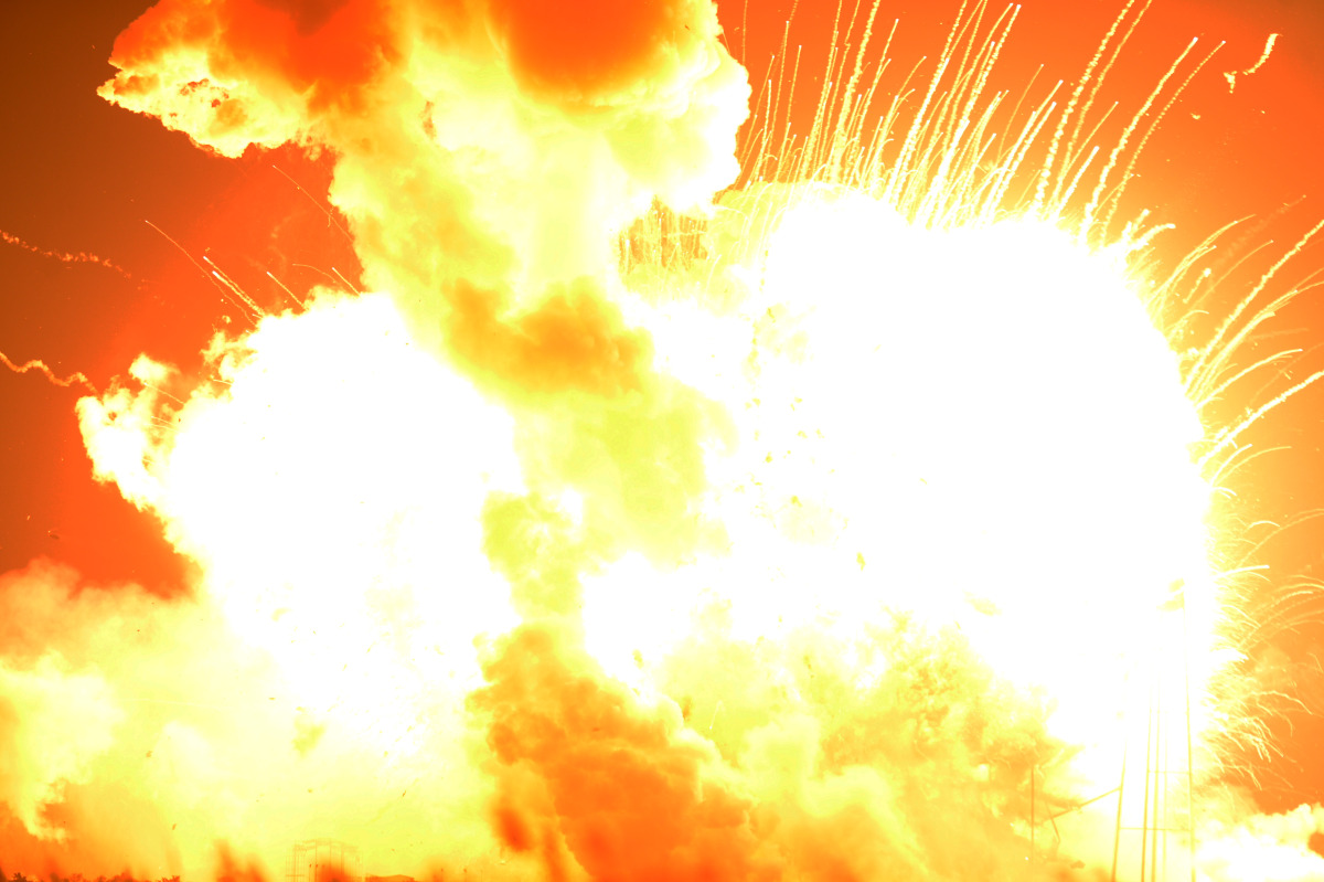 Antares Rocket Headed To Space Station Explodes Seconds After Liftoff