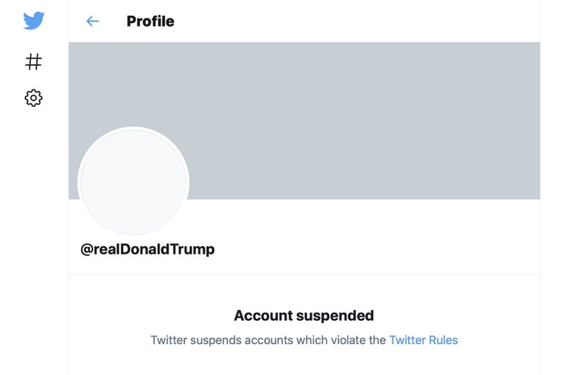 Trump Banned from Twitter