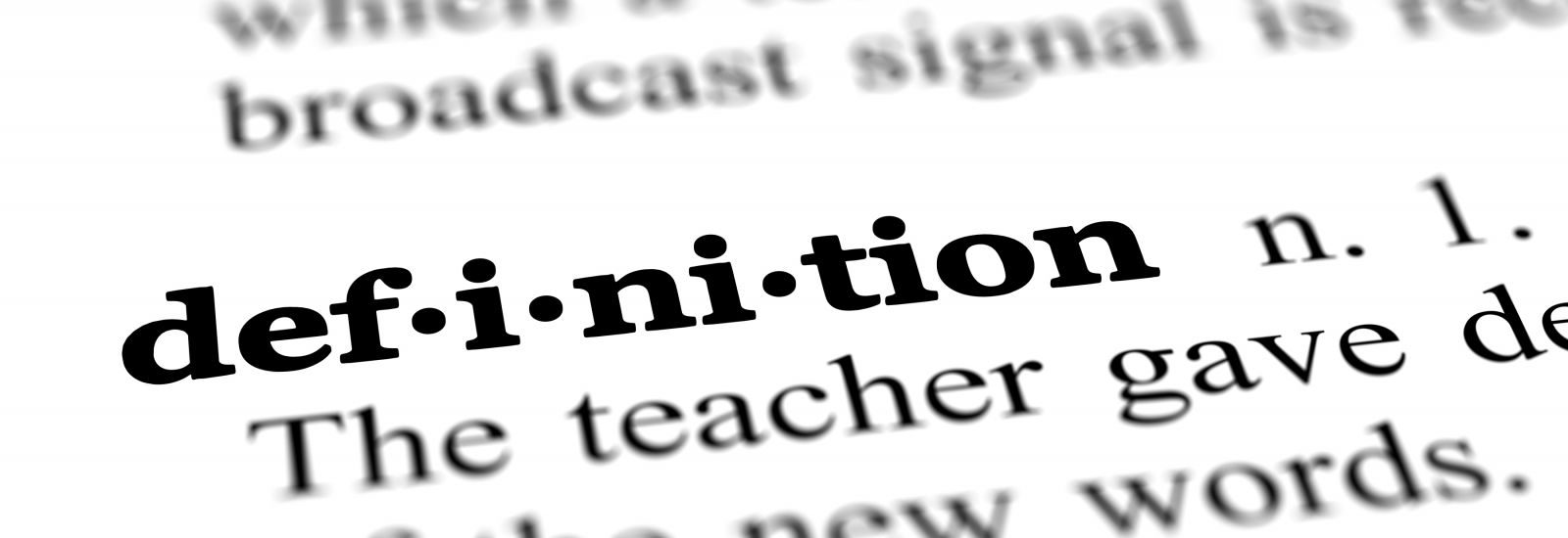 Arguments Over Definitions