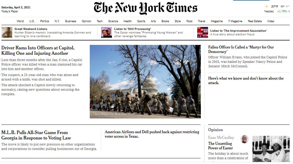 New York Times Style Change?