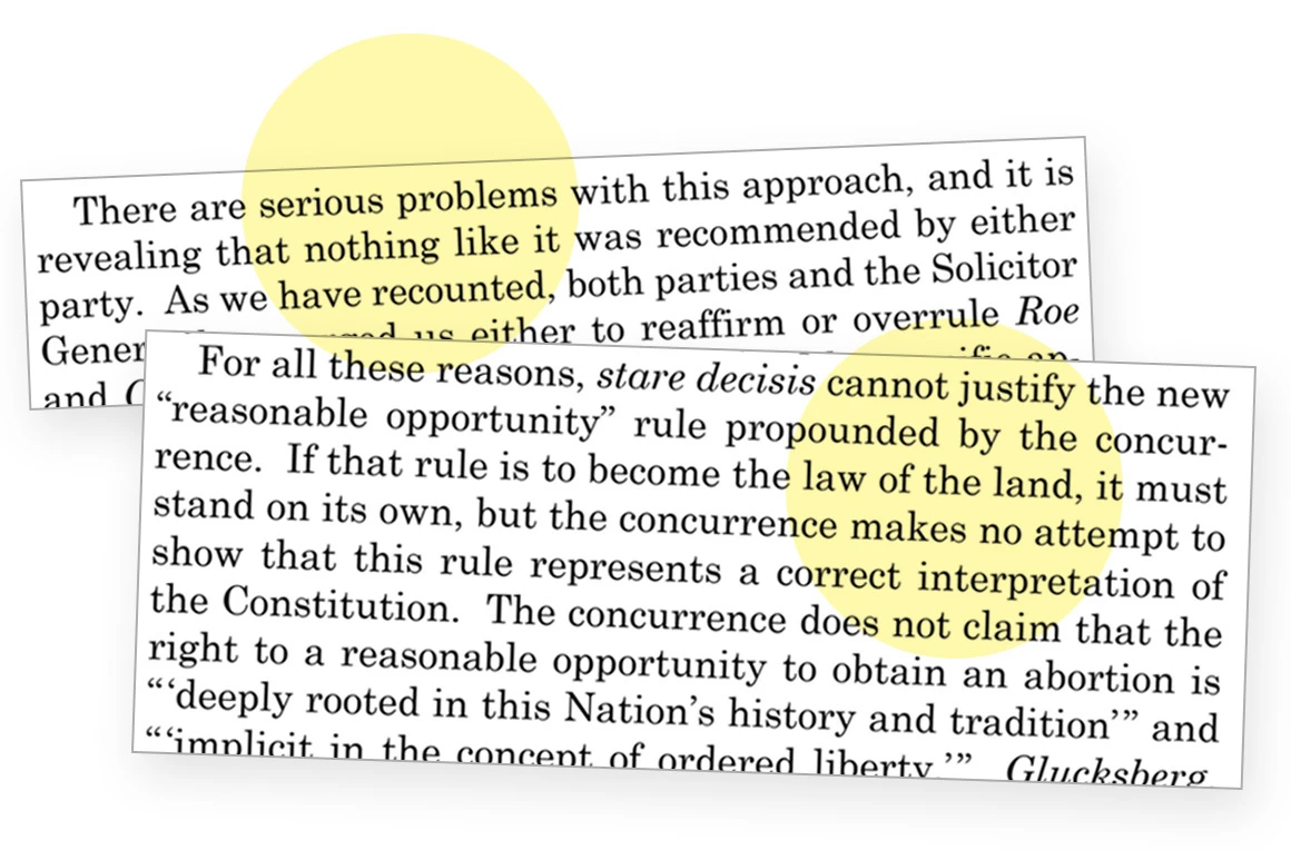 Alito’s Leaked Draft vs the Final Opinion
