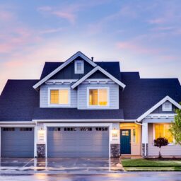The free high-resolution photo of architecture, house, window, roof, building, home, suburb, cottage, facade, property, garage, lights, windows, farmhouse, estate, siding, neighbourhood, real estate, family house, front yard, residential area , taken with an Canon EOS 5D Mark II 03/17 2017 The picture taken with 65.0mm, f/6.3s, 1/13s, ISO 800 The image is released free of copyrights under Creative Commons CC0.