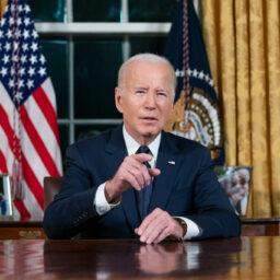 President Joe Biden in the Oval Office, October 19, 2023