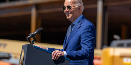 President Joe Biden delivers remarks announcing CHIPS and Science Act grants to Intel to expand U.S. semiconductor production, Wednesday, March 20, 2024, at the Intel Ocotillo Campus in Chandler, Arizona.