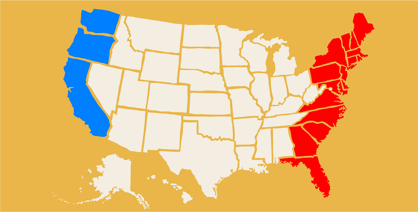 East Coast v. West Coast Liberalism