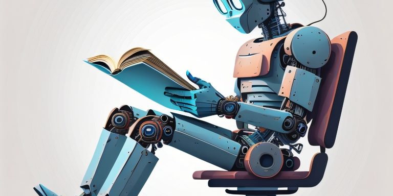 The free high-resolution photo of machine learning, book, algorithm, artificial intelligence, robot, robotics, machine, brain, technology, data, information, automation, idea, digital, system, education, intelligent, reading, innovation, learn, analysis, knowledge, cyborg, toy, gesture, font, electric blue, lego, mecha, fictional character, illustration, art, action figure, figurine, animation, graphics @Mohamed Hassan , taken with an unknown camera 06/01 2023 The picture taken with The image is released free of copyrights under Creative Commons CC0.