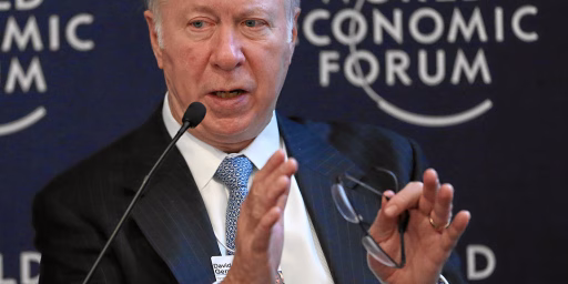 David R. Gergen, Director, Center for Public Leadership, Harvard Kennedy School, Harvard University, USA speaks during the session 'Will Washington Work?' at the Annual Meeting 2013 of the World Economic Forum in Davos, Switzerland, January 25, 2013