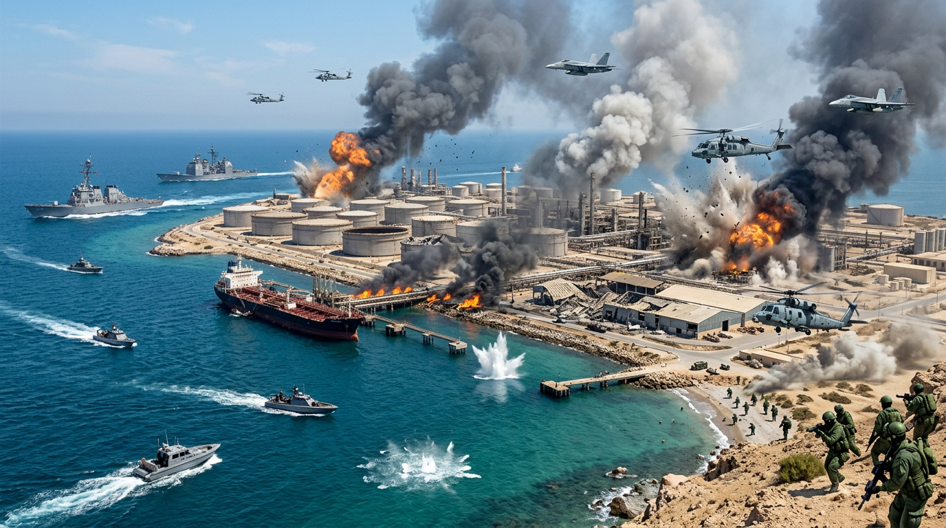 Kharg Island Blown to Smithereens!
