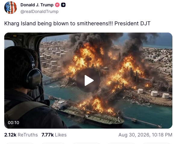 Kharg Island Blown to Smithereens!
